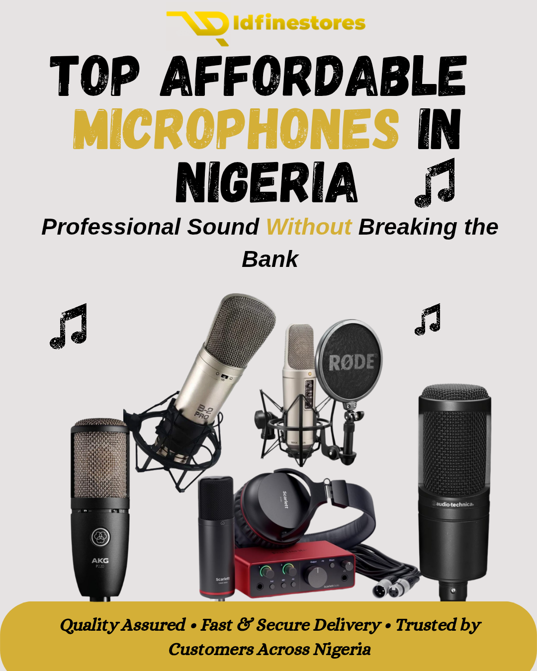 Top Affordable Microphones in Nigeria for Recording and Podcasting