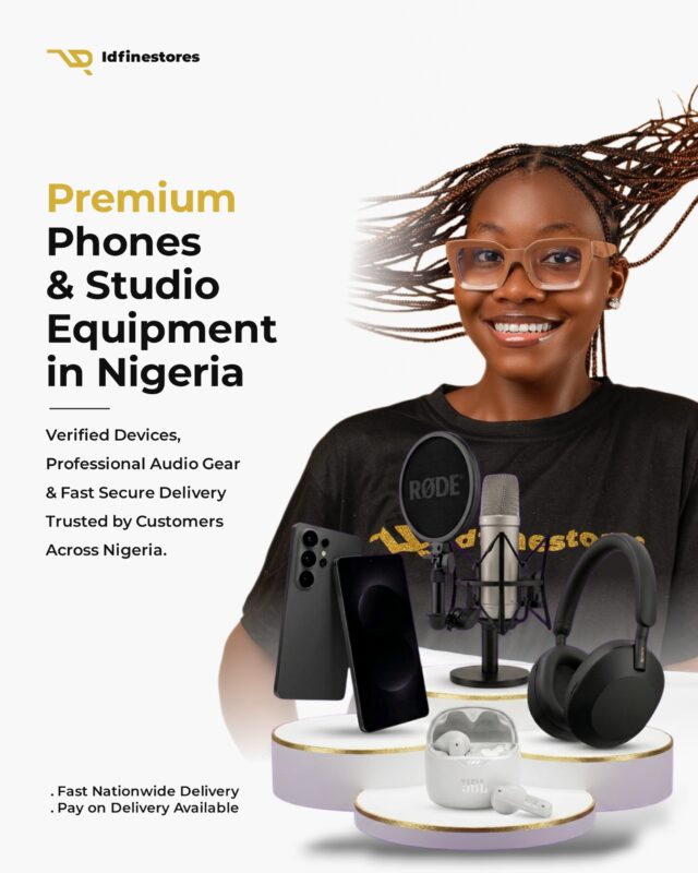 Premium gadgets, Samsung phones and studio equipment available online at idfinestores with nationwide delivery in Nigeria