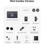 Hollyland Lark M2 Wireless Lavalier Microphone 48kHz 24-bit ENC 300m