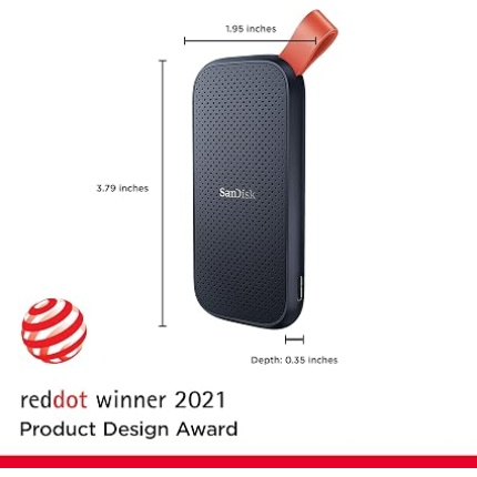 SanDisk 1TB Portable SSD USB 3.2 Gen 2 up to 800MB/s