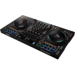 Pioneer DJ DDJ-FLX10 black 4-channel professional DJ controller with jog displays and performance pads