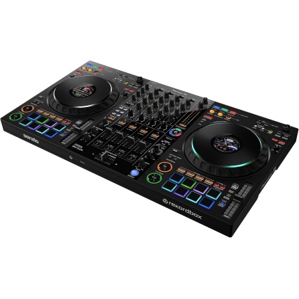 Pioneer DJ DDJ-FLX10 black 4-channel professional DJ controller with jog displays and performance pads