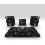 Pioneer DJ DDJ-FLX10 black 4-channel professional DJ controller with jog displays and performance pads