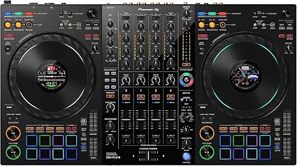Pioneer DJ DDJ-FLX10 4-Channel DJ Controller Pioneer DJ DDJ-FLX10 black 4-channel professional DJ controller with jog displays and performance pads