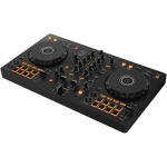 Pioneer DJ DDJ-FLX4 black 2-channel DJ controller with jog wheels and performance pads