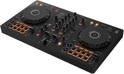 Pioneer DJ DDJ-FLX4 2-Channel DJ Controller Pioneer DJ DDJ-FLX4 black 2-channel DJ controller with jog wheels and performance pads